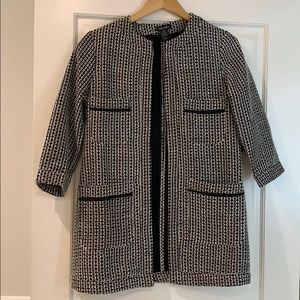 Black and White Coat